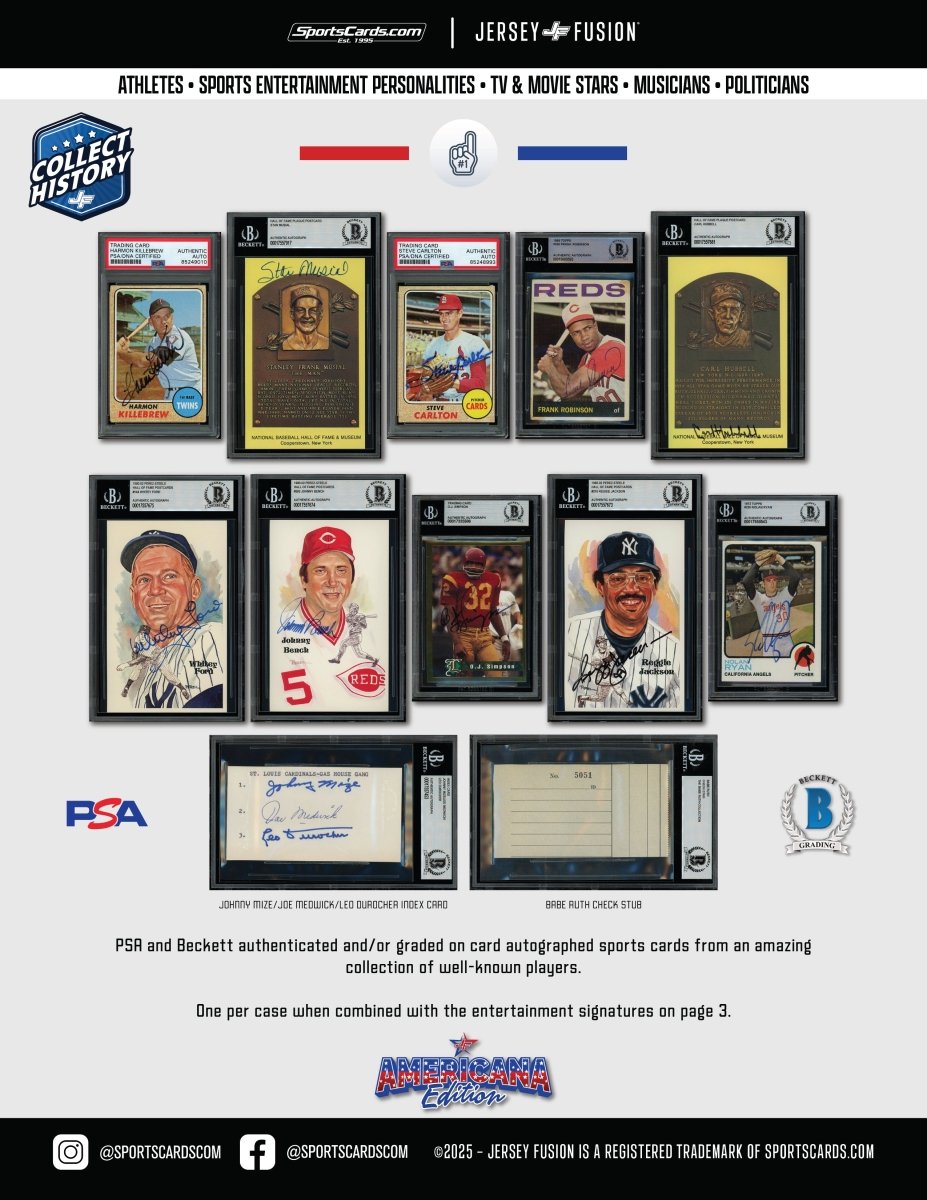 Jersey Fusion Americana Edition Case - (32) Boxes