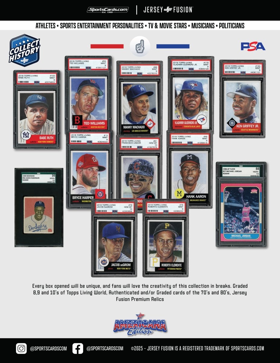 Jersey Fusion Americana Edition Case - (32) Boxes