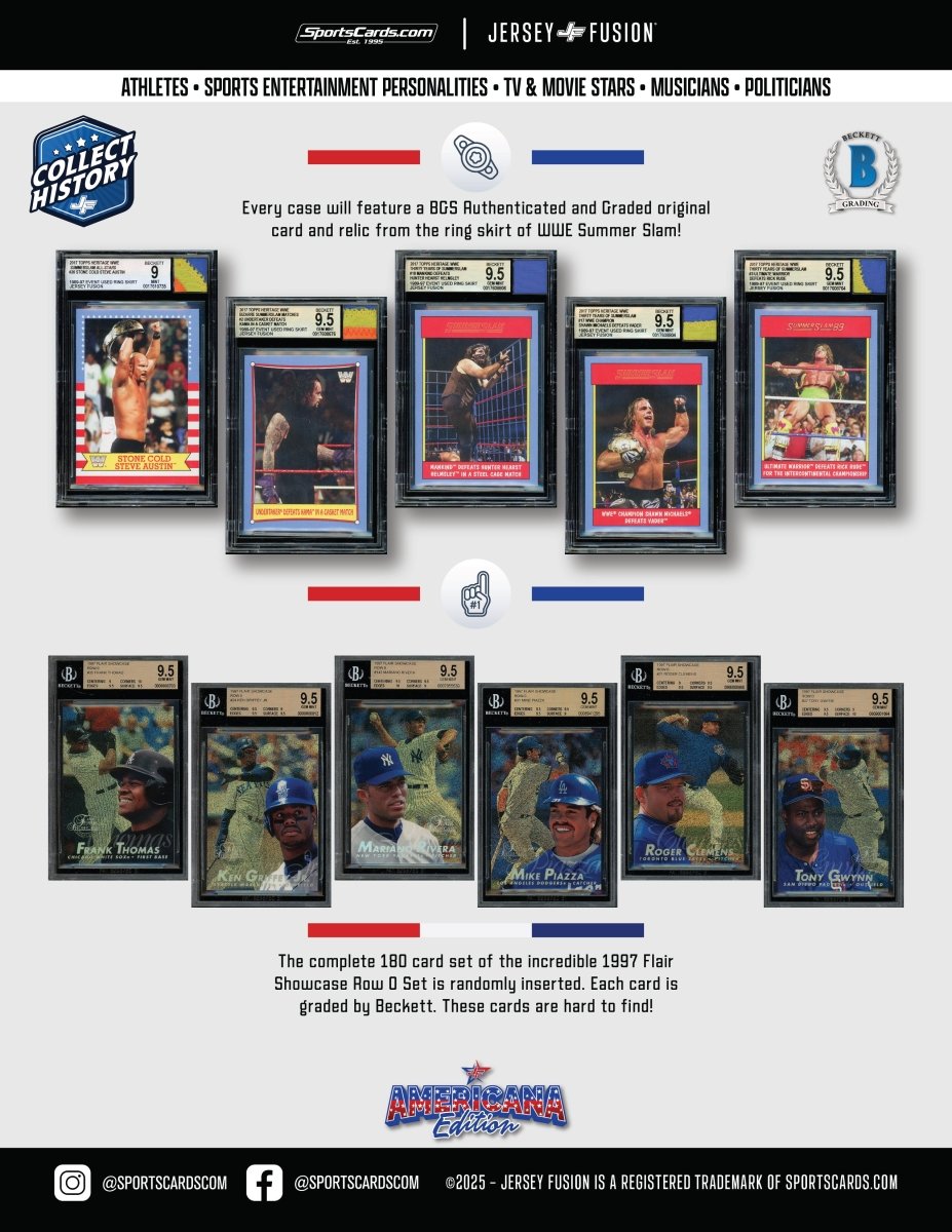 Jersey Fusion Americana Edition Case - (32) Boxes