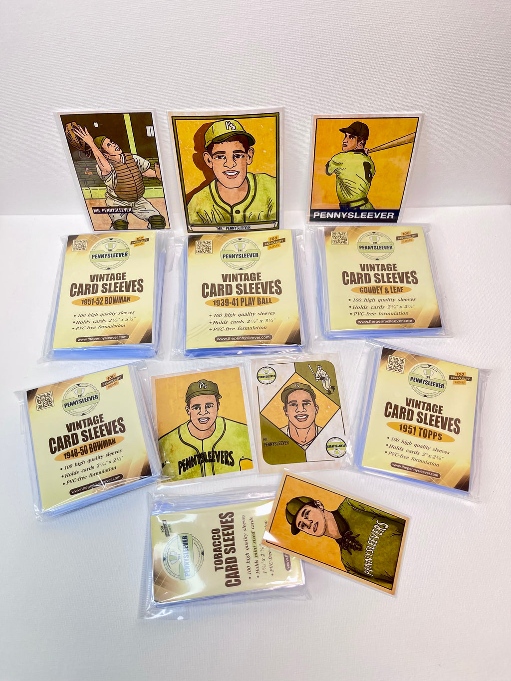 Vintage Card Sleeves Play Ball (100 count)
