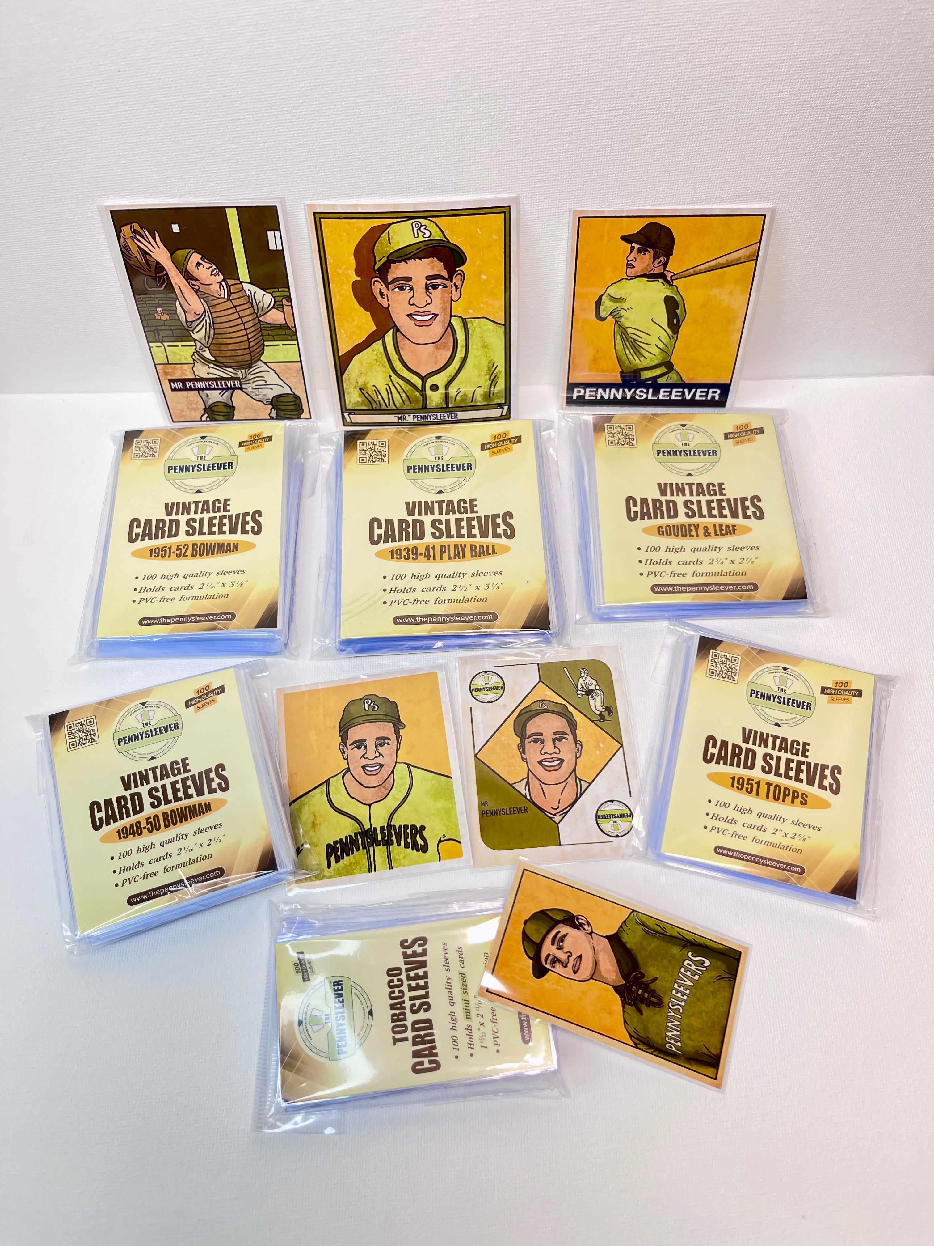 Vintage Card Sleeves Play Ball (100 count)