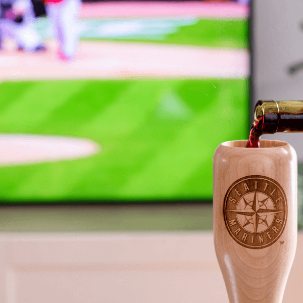 Seattle Mariners Wined Up® | Baseball Bat Wine Mug