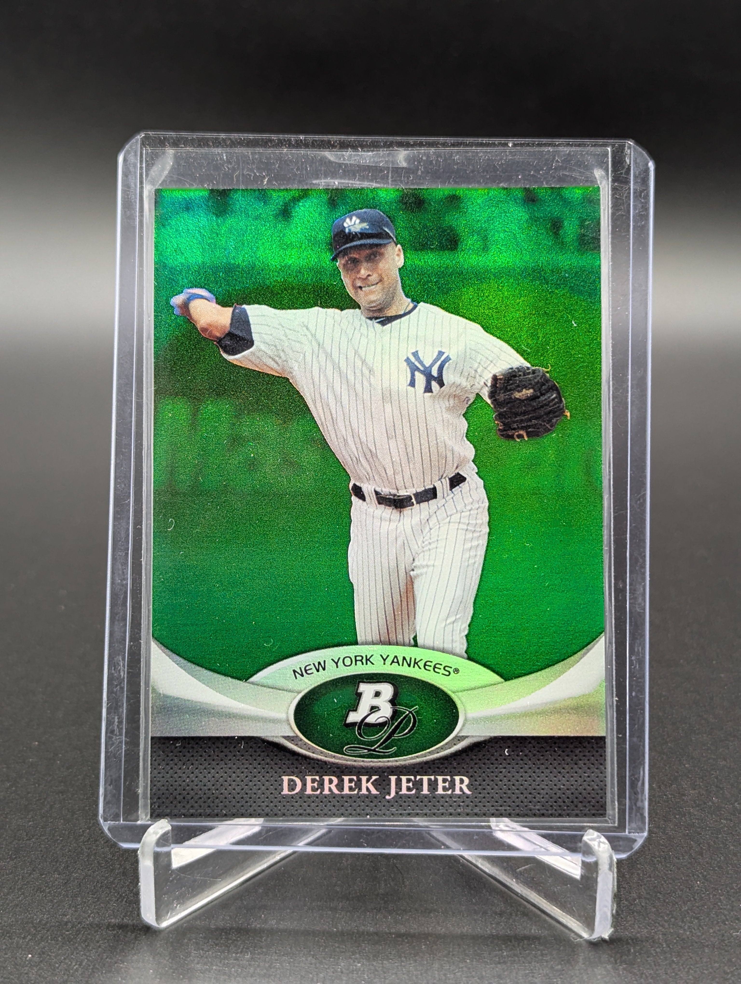 2011 Bowman Platinum Emerald #9 Derek Jeter Yankees