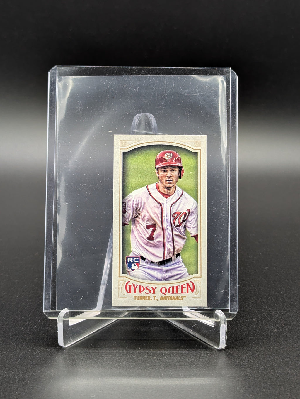 2016 Topps Gypsy Queen Mini Variation #64 Trea Turner RC Nationals