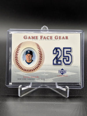 2003 Upper Deck Game Face Gear #GG-JG Jason Giambi Yankees