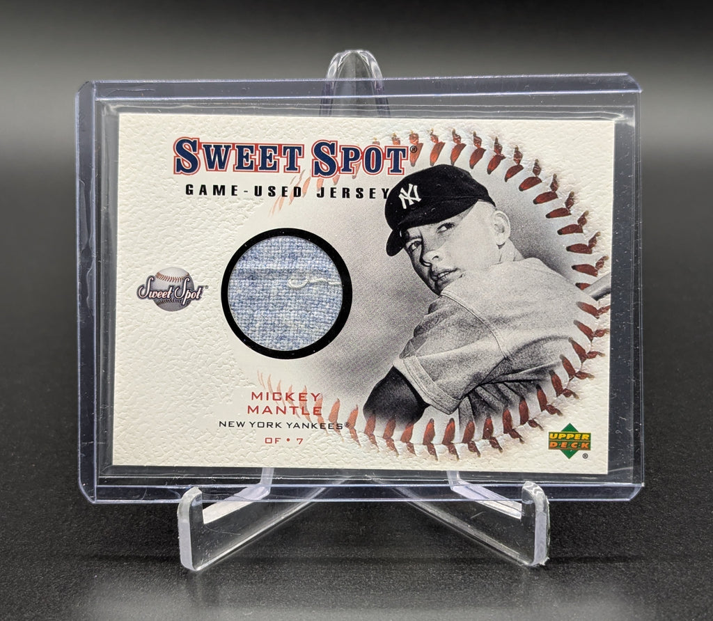 2001 UD Sweet Spot Sweet Spot Jersey #J-MM Mickey Mantle Yankees