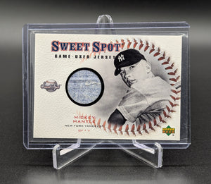 2001 UD Sweet Spot Sweet Spot Jersey #J-MM Mickey Mantle Yankees