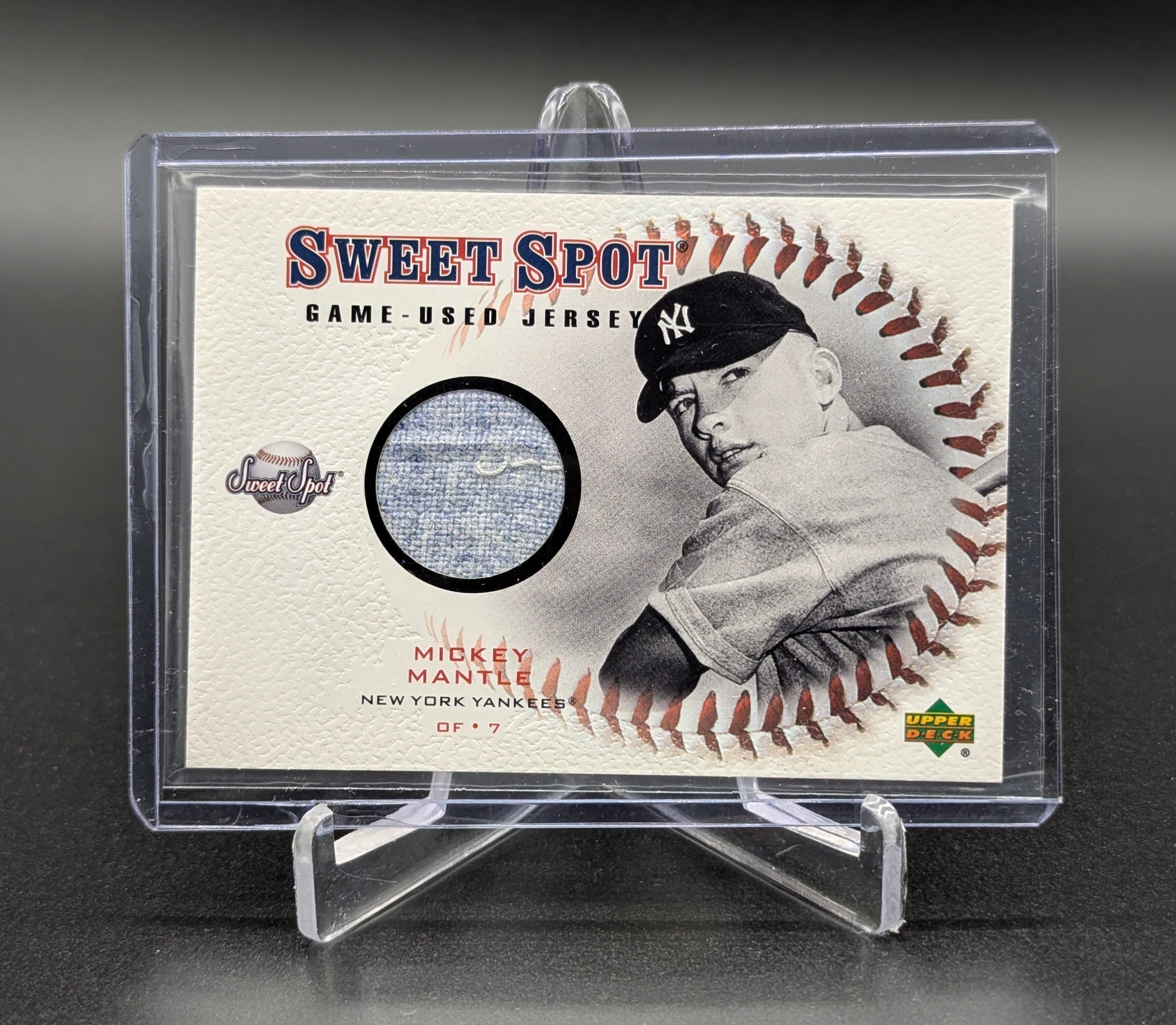 2001 UD Sweet Spot Sweet Spot Jersey #J-MM Mickey Mantle Yankees