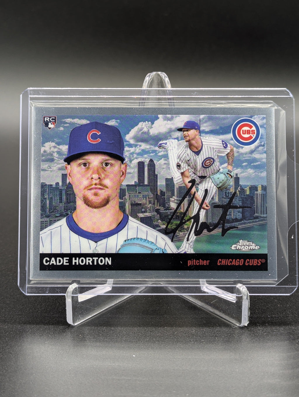 2025 Topps Chrome Platinum City View SP #55CV-25 Cade Horton RC