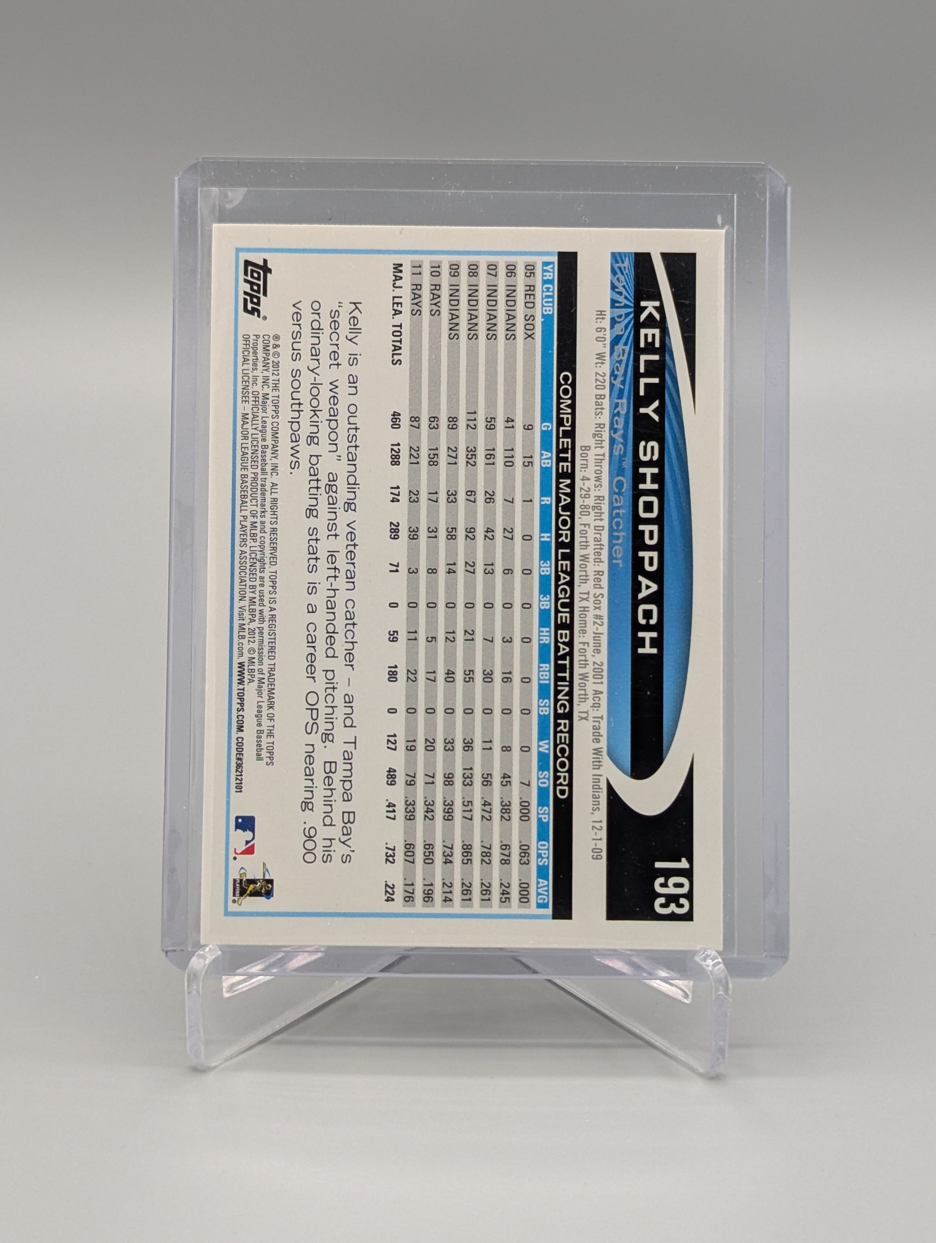 2022 Topps Gold Sparkle #193 Kelly Shopach Rays