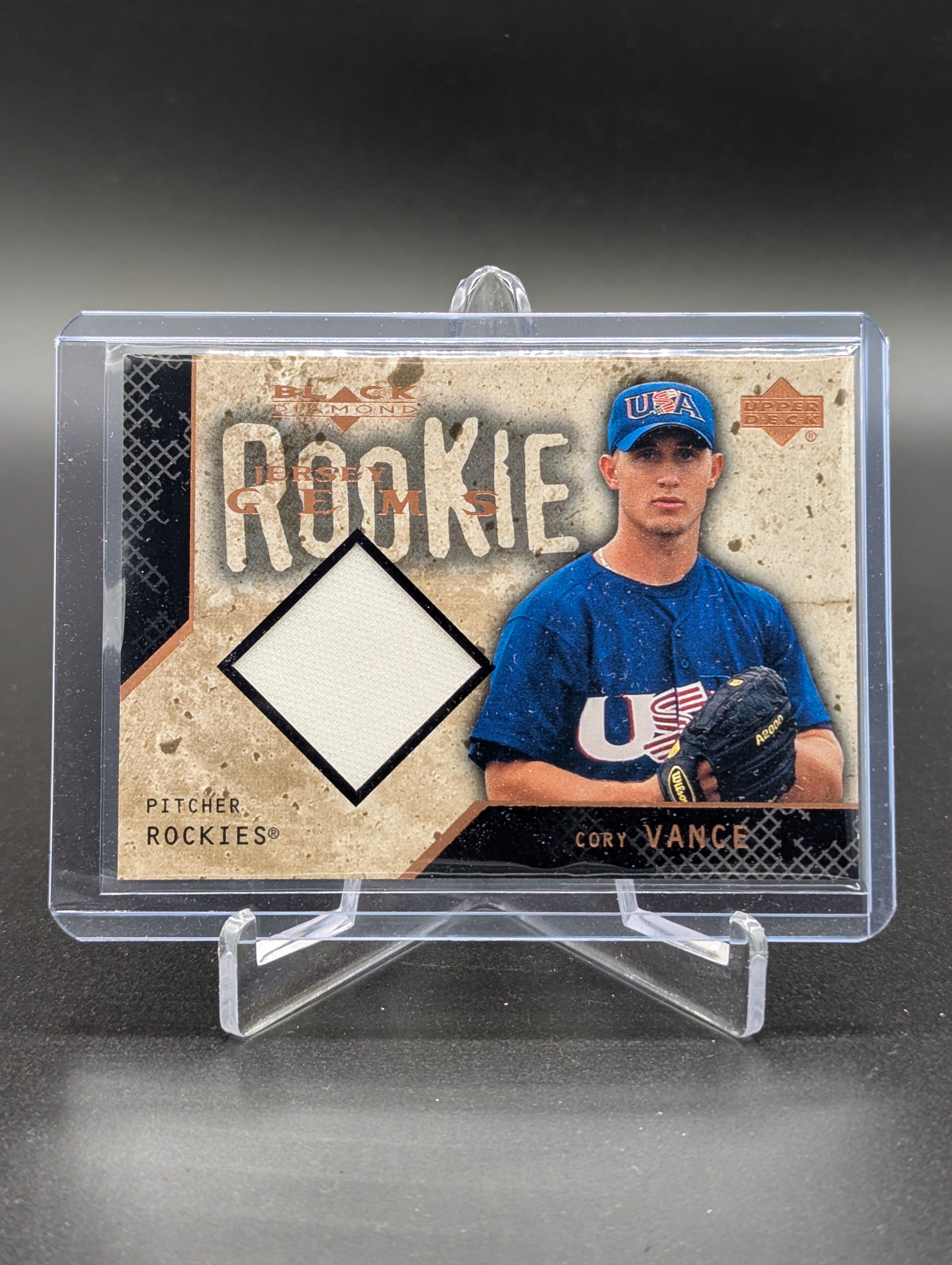 2000 Upper Deck Black Diamond #136 Cory Vance Rockies