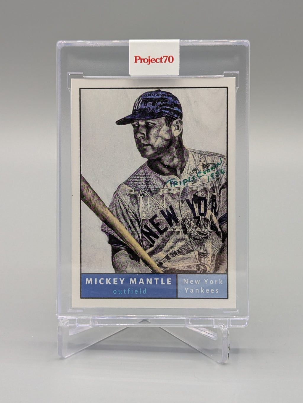 Topps Project 70 Mickey Mantle By Lauren Taylor