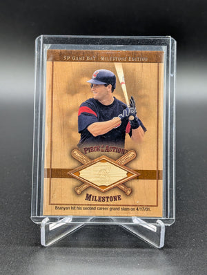 2001 Upper Deck SP Game Bat Milestone #M-RB Russell Branyan Indians