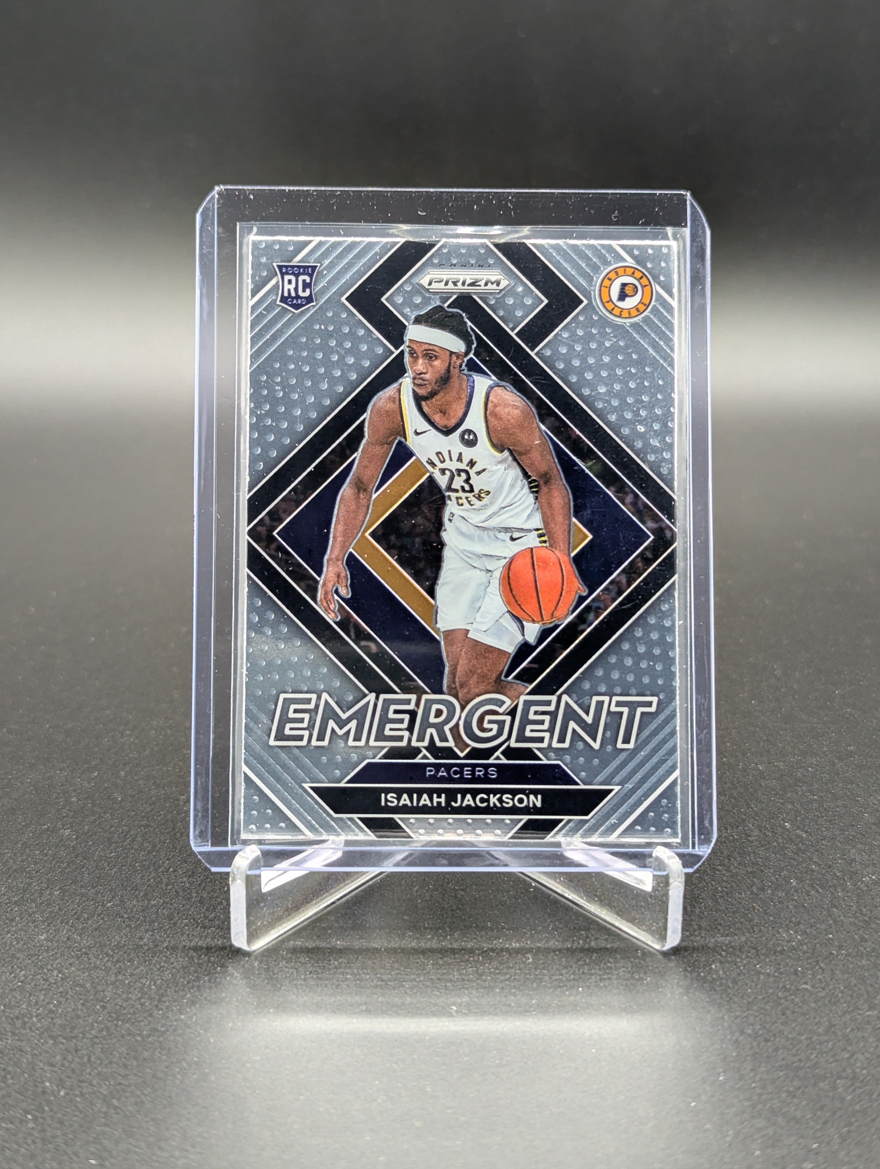 2021-22 Panini Prizm Emergent #2 Isaiah Jackson RC Pacers