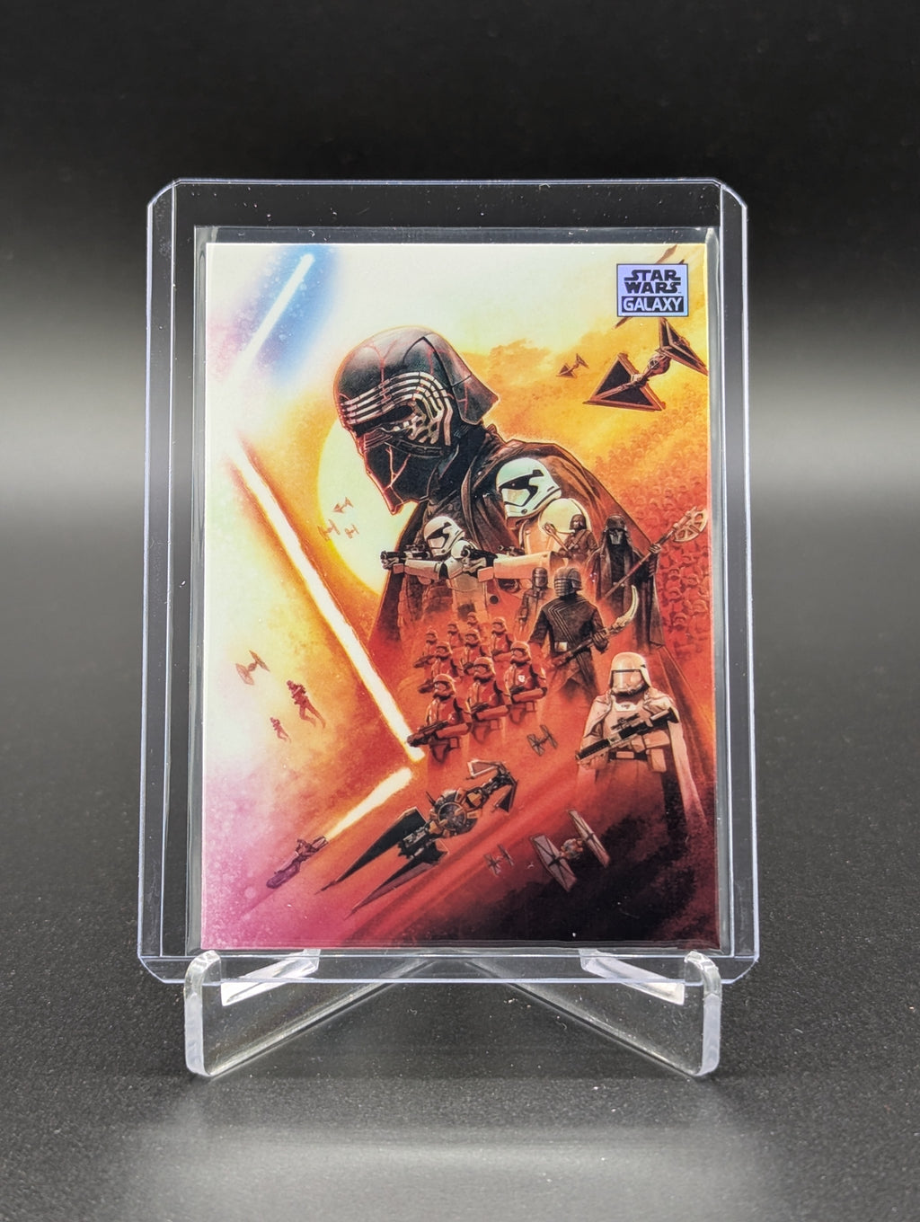 2025 Topps Chrome Star Wars Galaxy Refractor #27 The First Order