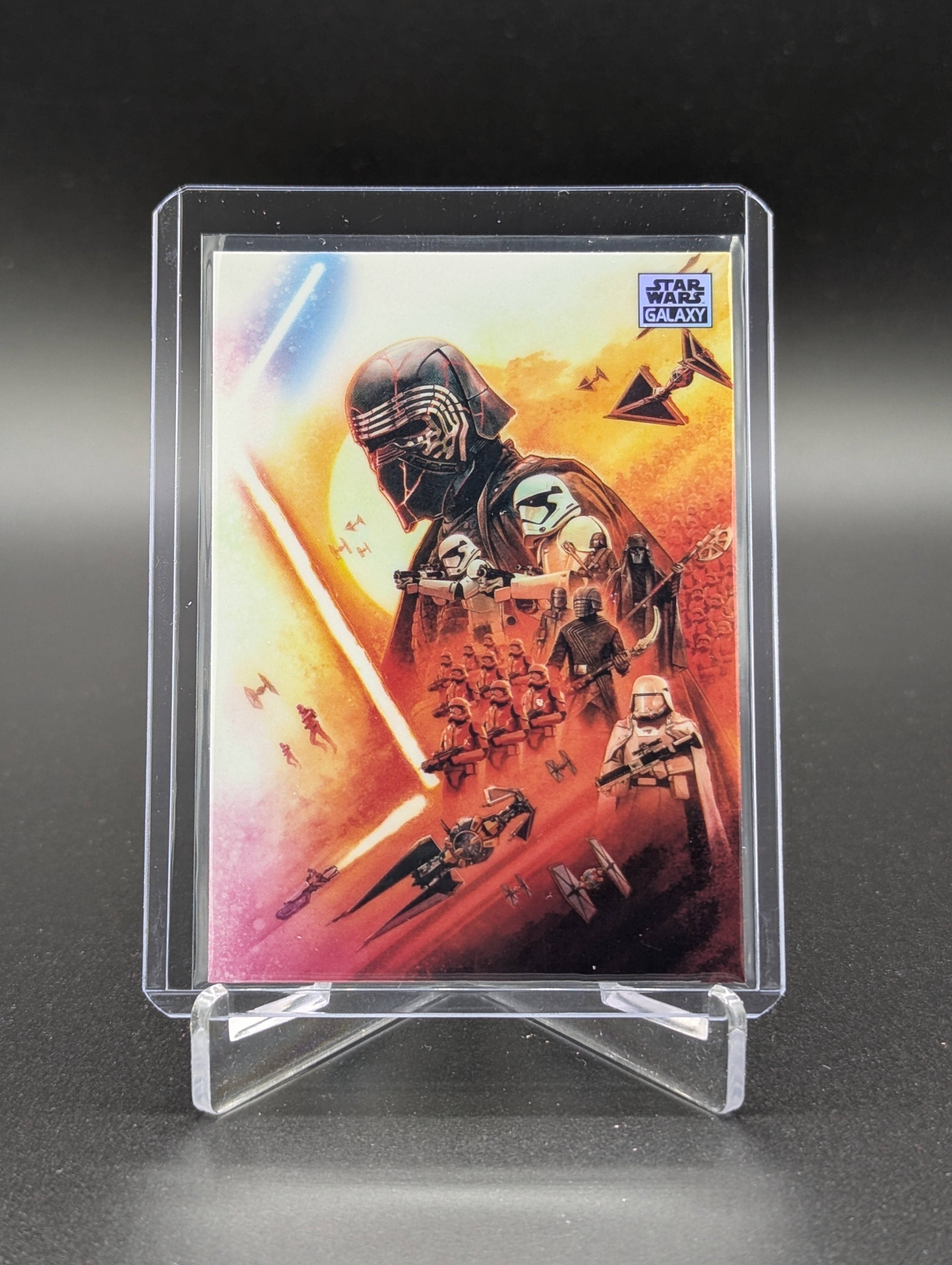 2025 Topps Chrome Star Wars Galaxy Refractor #27 The First Order