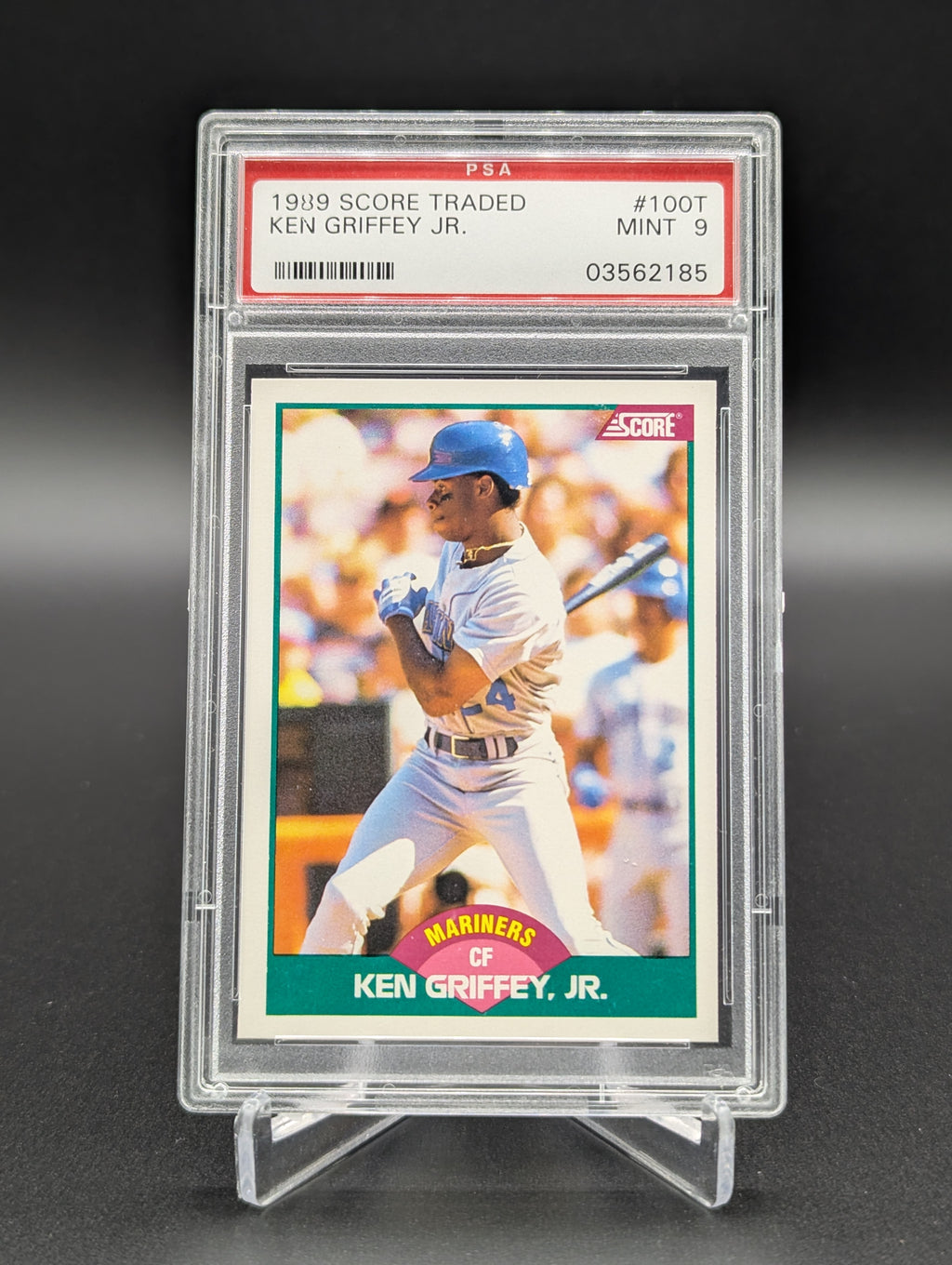 1989 Score Traded #100T Ken Griffey Jr RC PSA 9 Mariners