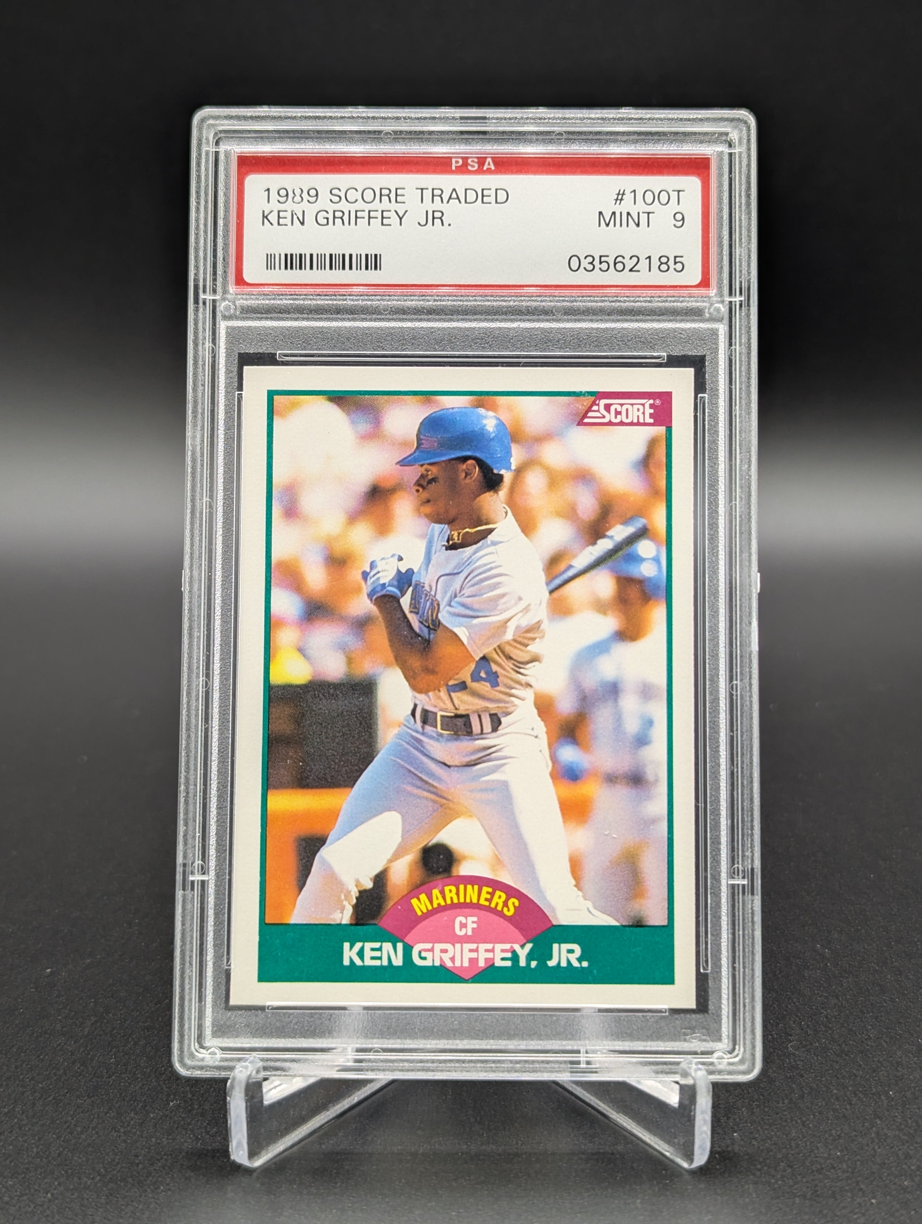 1989 Score Traded #100T Ken Griffey Jr RC PSA 9 Mariners