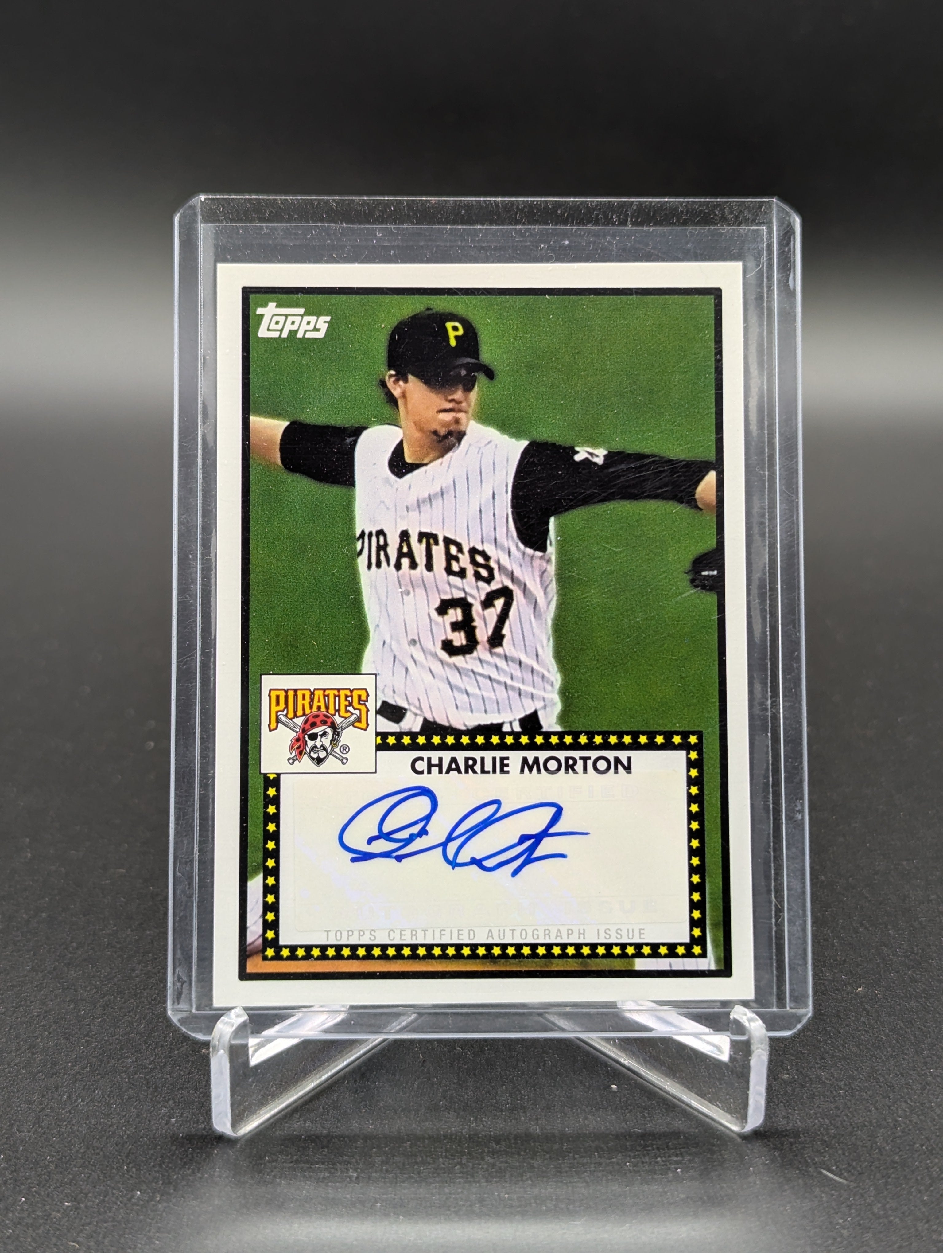 2011 Topps Lineage 1952 Auto #52A-CM Charlie Morton Pirates