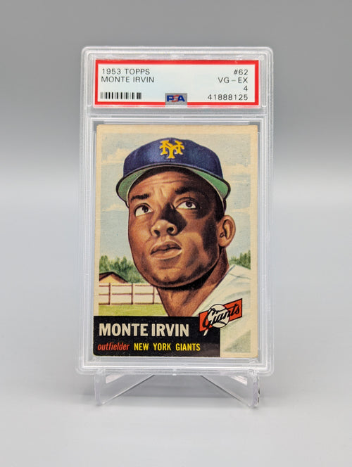 1953 Topps #62 Monte Irvin PSA 4 Giants