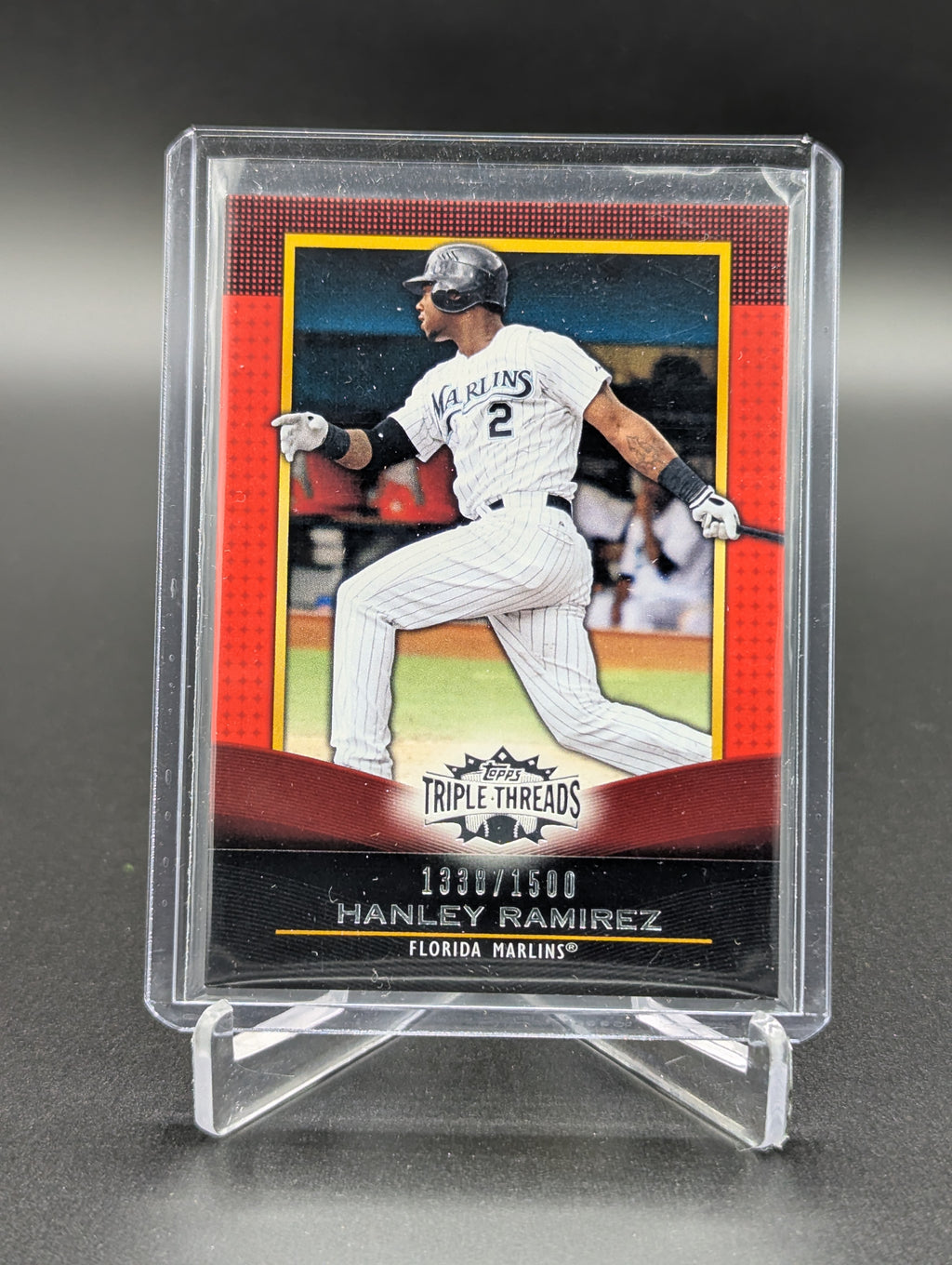 2011 Topps Triple Threads /1500 #13 Hanley Ramirez Marlins