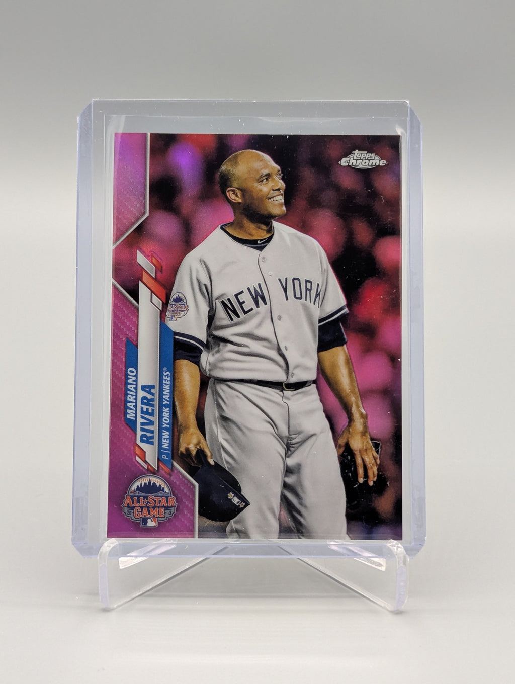 2020 Topps Chrome Update Pink Refractor #U-72 Mariano Rivera Yankees