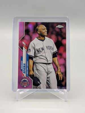 2020 Topps Chrome Update Pink Refractor #U-72 Mariano Rivera Yankees