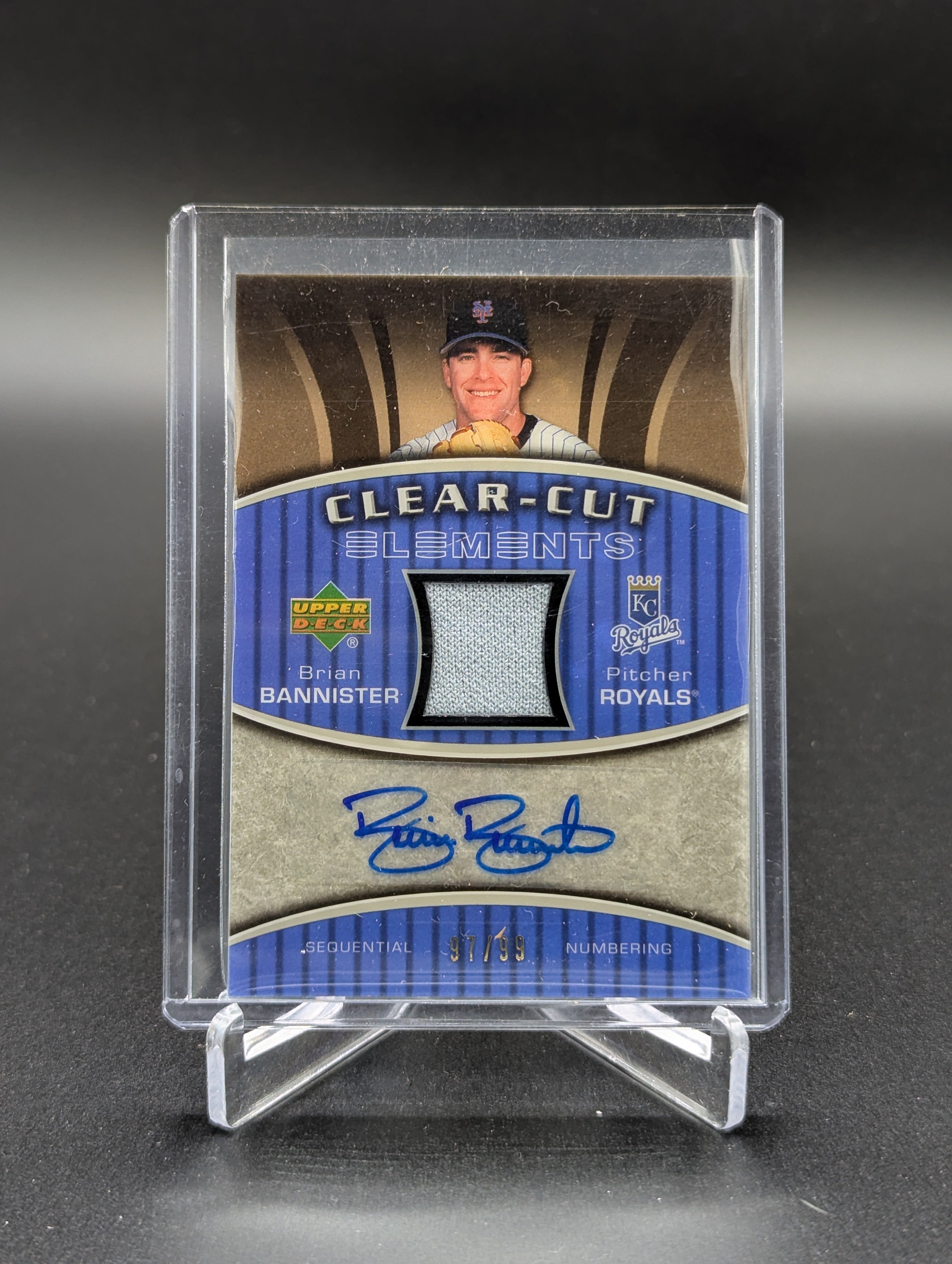 2007 Upper Deck Clear Cut Elements /99 #CCE-BB Brian Bannister Royals