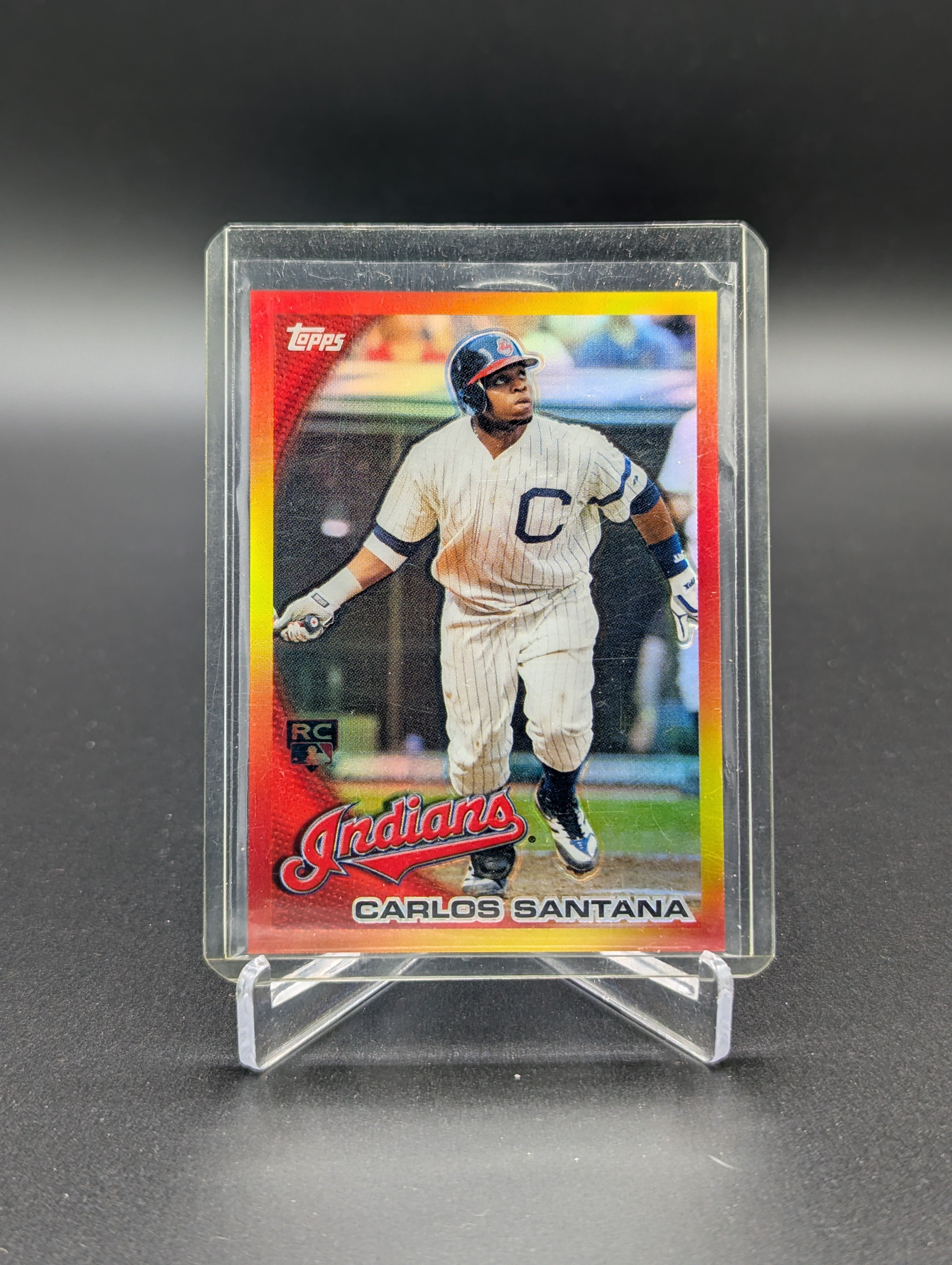 2010 Topps Red Hot Rookie Redemption #RHR-1 Carlos Santana Indians