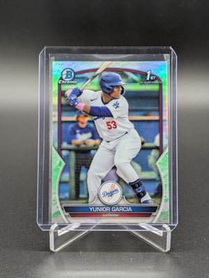 2023 Bowman Chrome Lunar Glow #BCP-142 Yunior Garcia