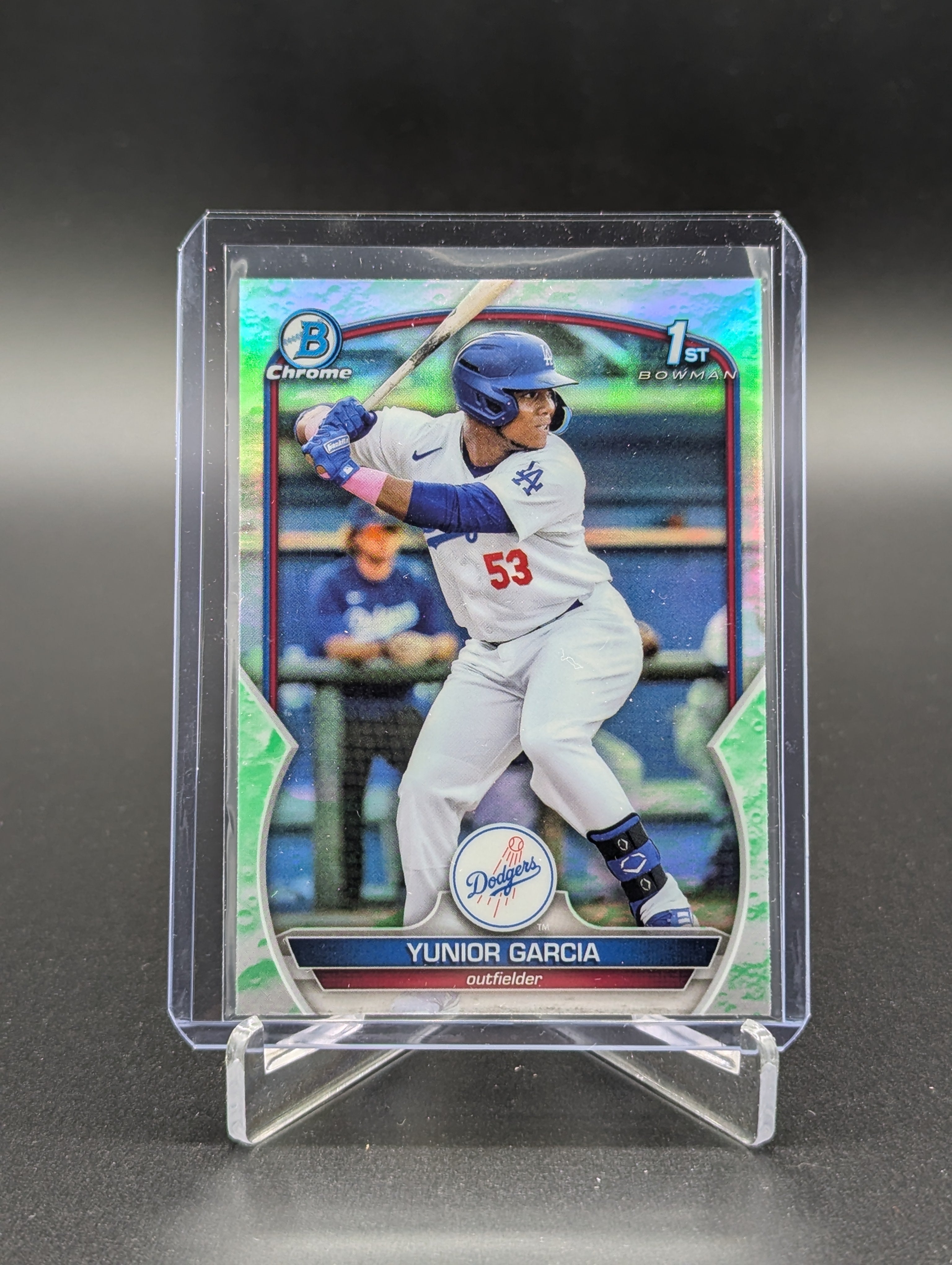 2023 Bowman Chrome Lunar Glow #BCP-142 Yunior Garcia