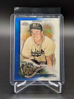2022 Topps Allen & Ginter Chrome Blue /150 #154 Duke Snider Dodgers