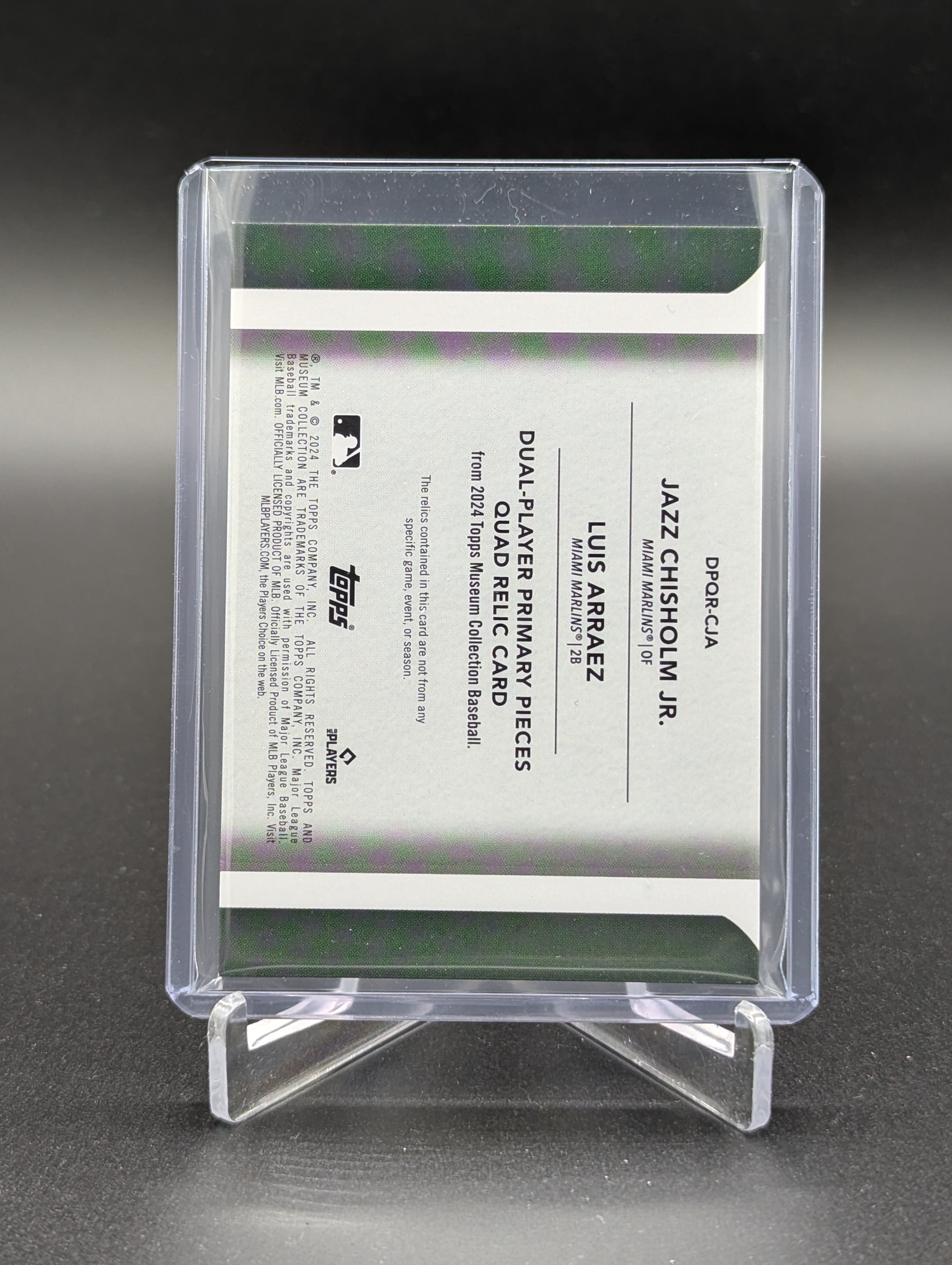 2024 Topps Museum Primary Pieces #DPQR-CJA Chisholm/Arraez