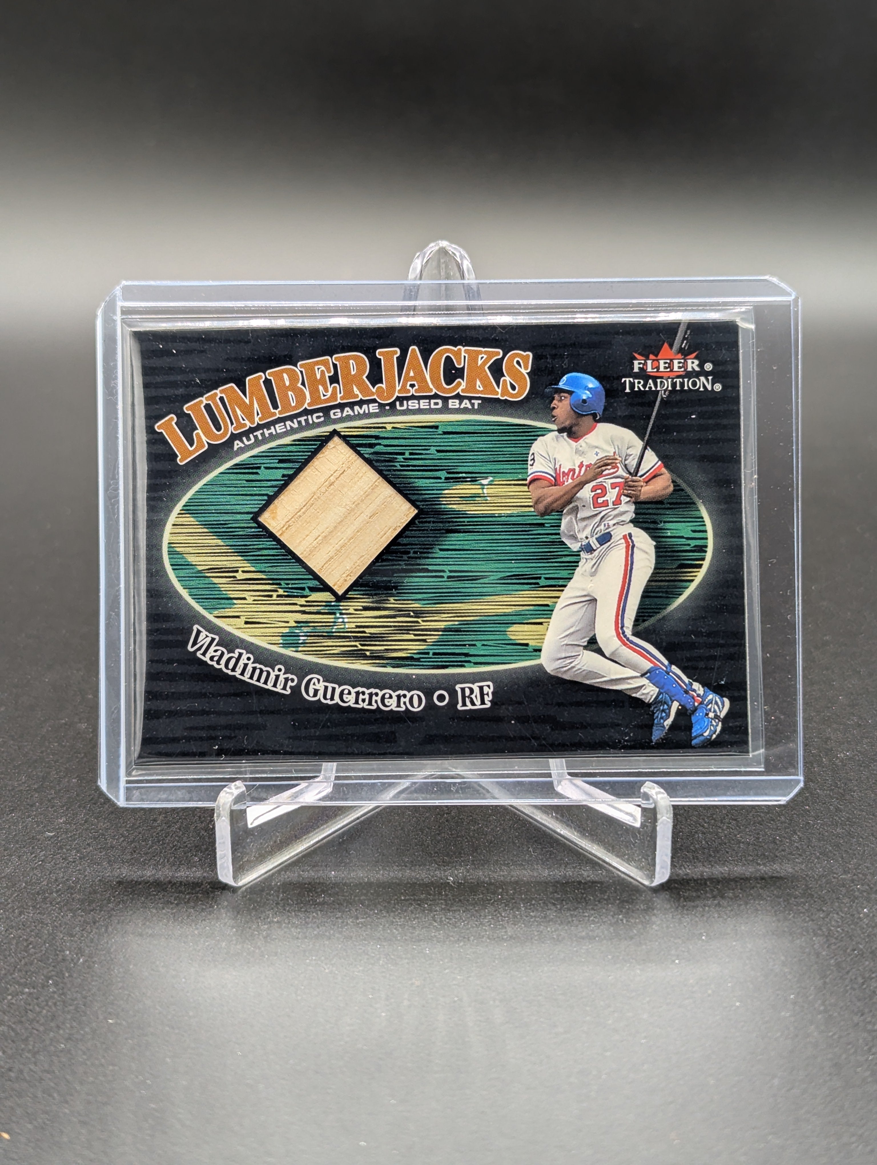 2000 Fleer Tradition Lumberjacks NNO #/809 Vladimir Guerrero Expos