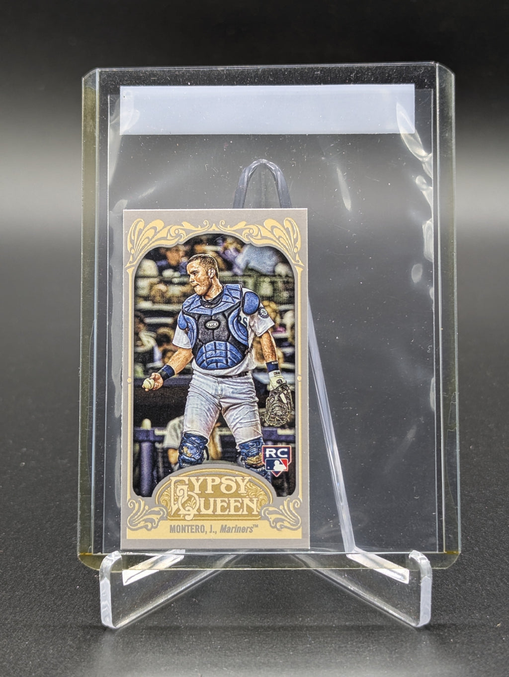 2012 Topps Gypsy Queen Mini Image Variation #1 Jesus Montero RC Mariners