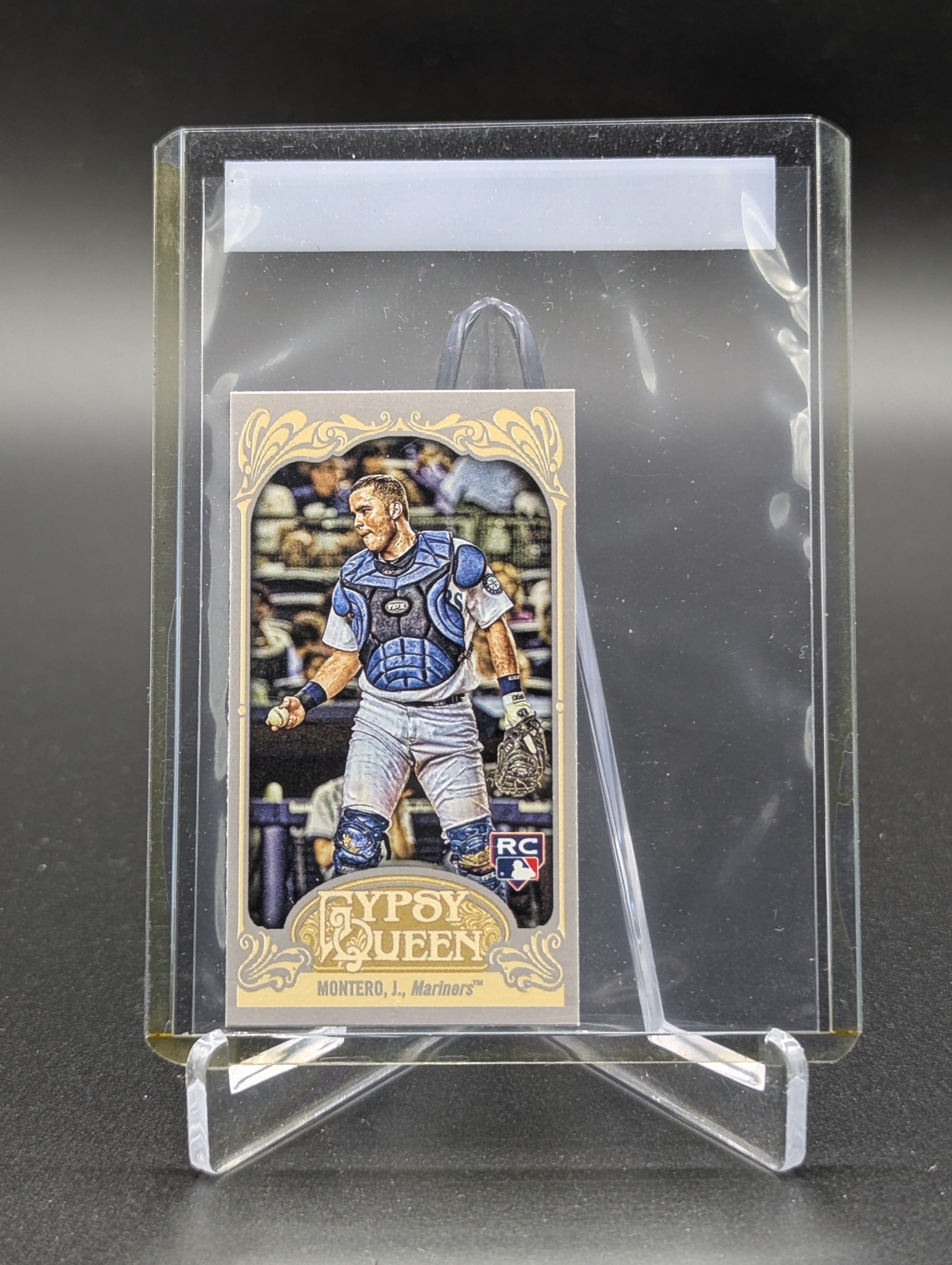 2012 Topps Gypsy Queen Mini Image Variation #1 Jesus Montero RC Mariners