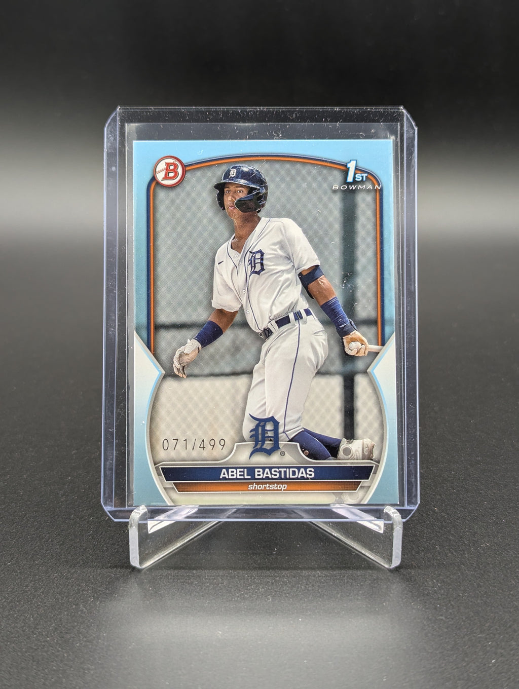 2023 Bowman Sky Blue #BP-113 Abel Bastidas #/ 499 Tigers