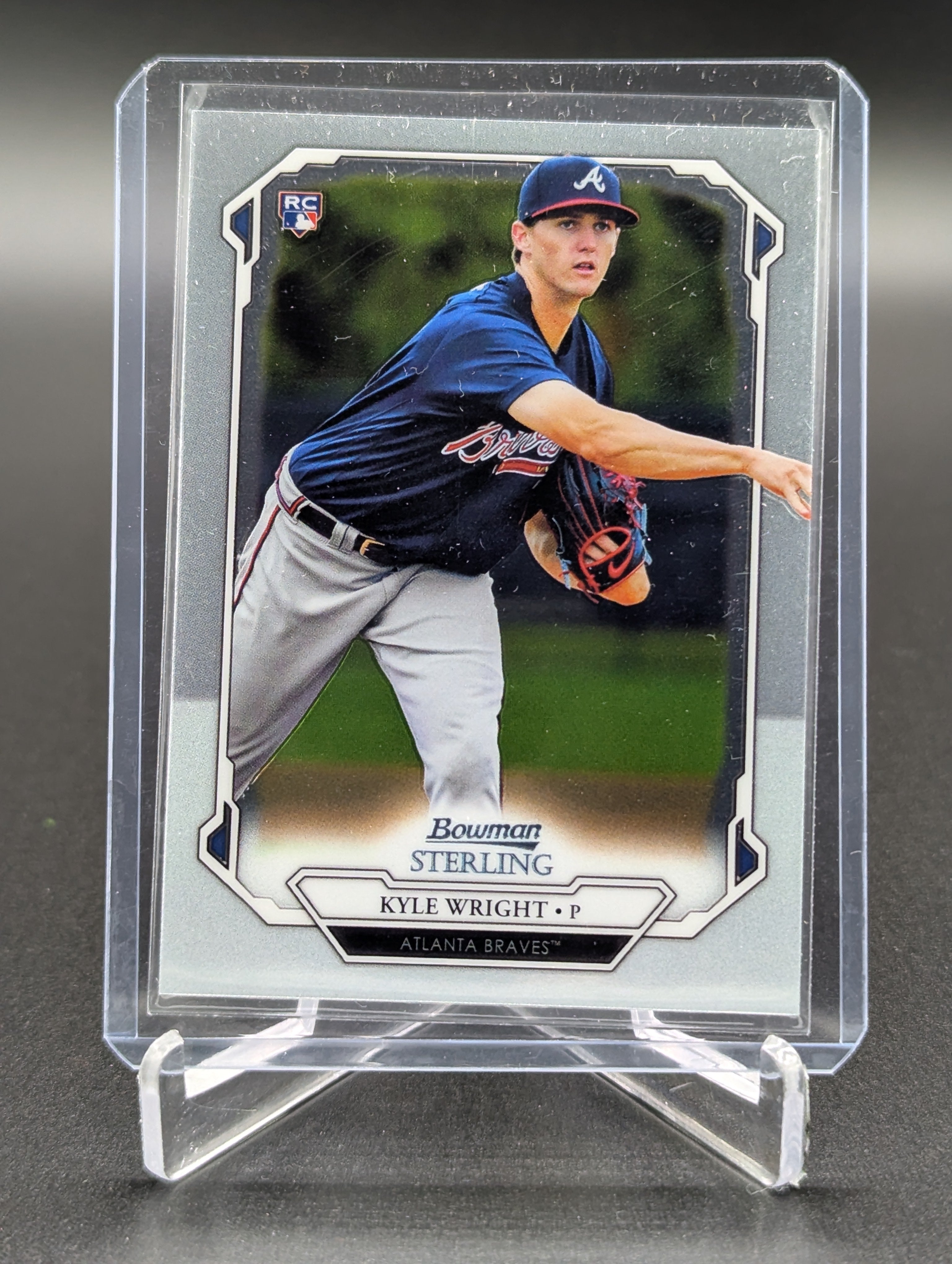 2019 Bowman Sterling RC #BSR-60 Kyle Wright Braves