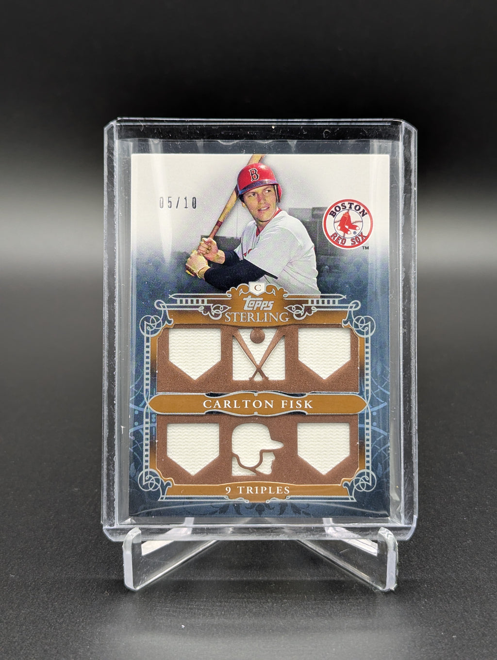 2010 Topps Sterling Sterling Stats /10 #SSR-29 Carlton Fisk Red Sox