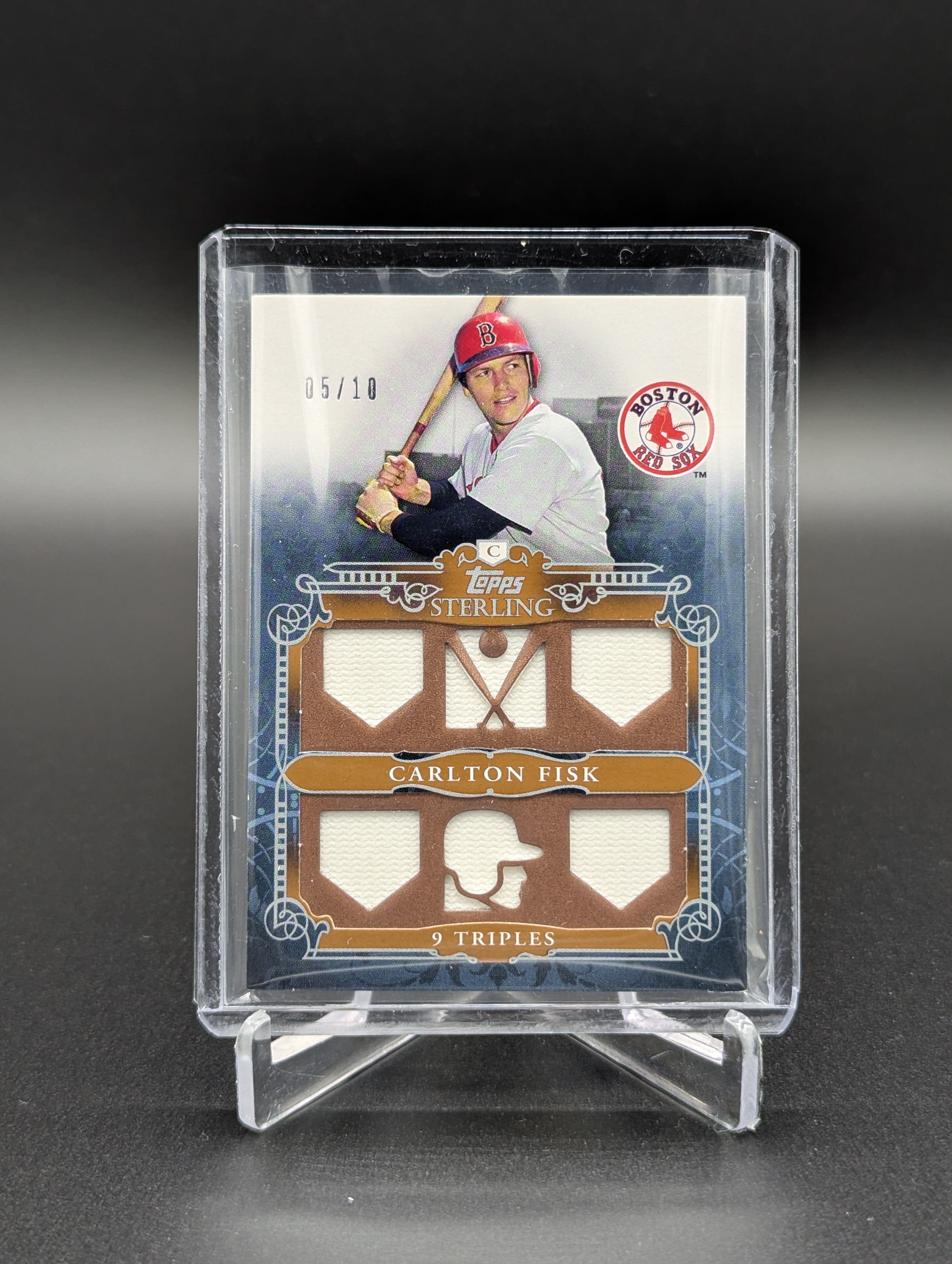 2010 Topps Sterling Sterling Stats /10 #SSR-29 Carlton Fisk Red Sox