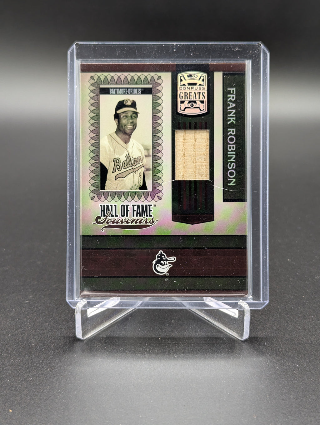 2005 Donruss Greats HOF Souvenirs #HOFS-15 Frank Robinson