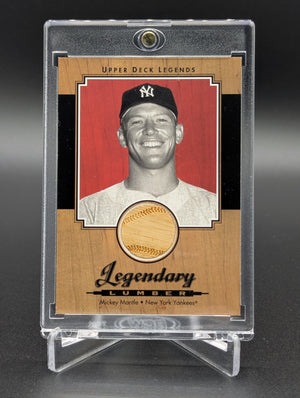 2001 Upper Deck Legends Legendary Lumber #L-MM Mickey Mantle Yankees
