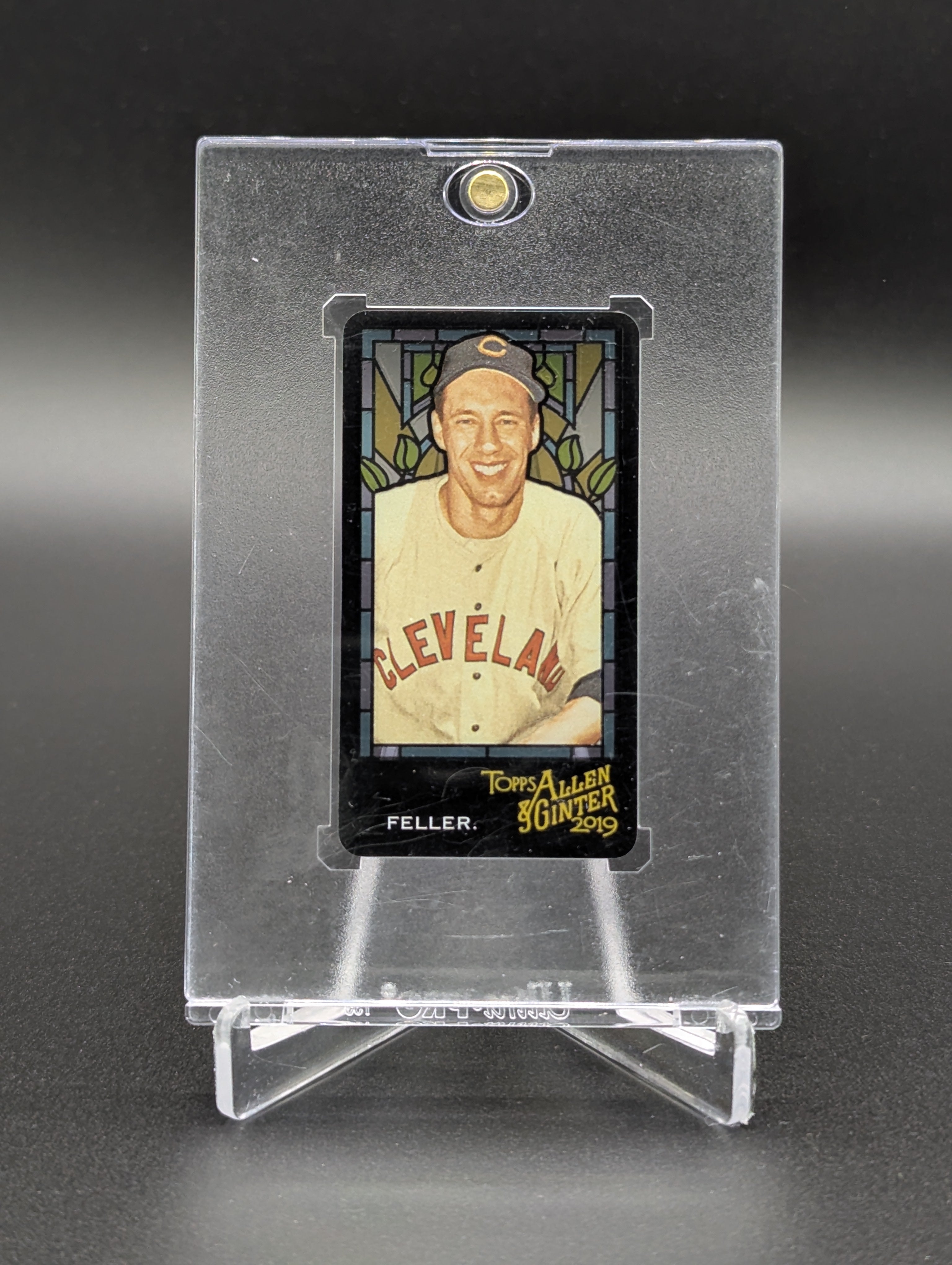 2019 Topps Allen & Ginter Stained Glass #BF Bob Feller Indians