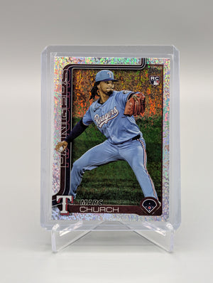 2025 Topps Update Sandglitter Foil #US227 Marc Church RC Rangers