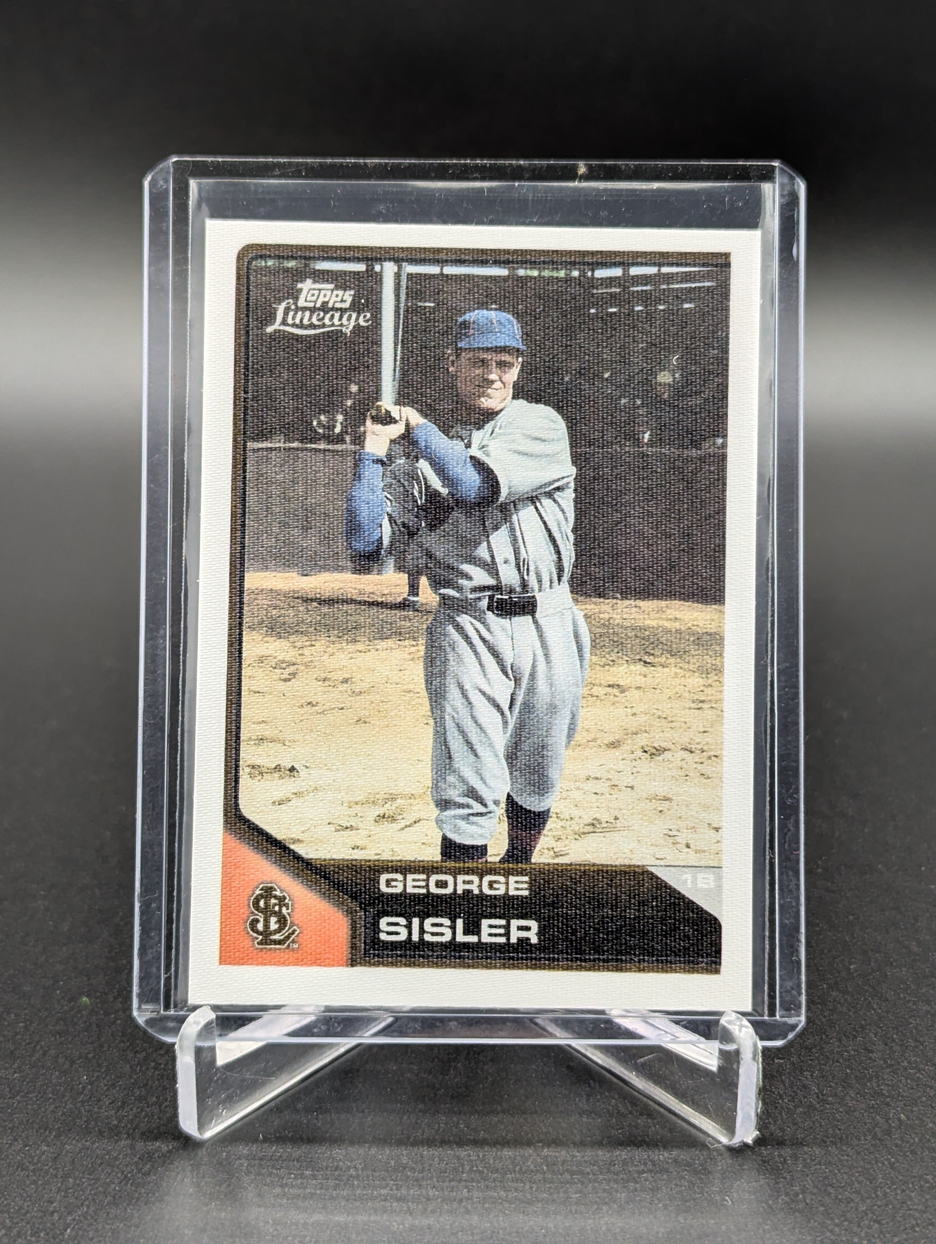 2011 Topps Lineage Cloth Stickers George Sisler Browns