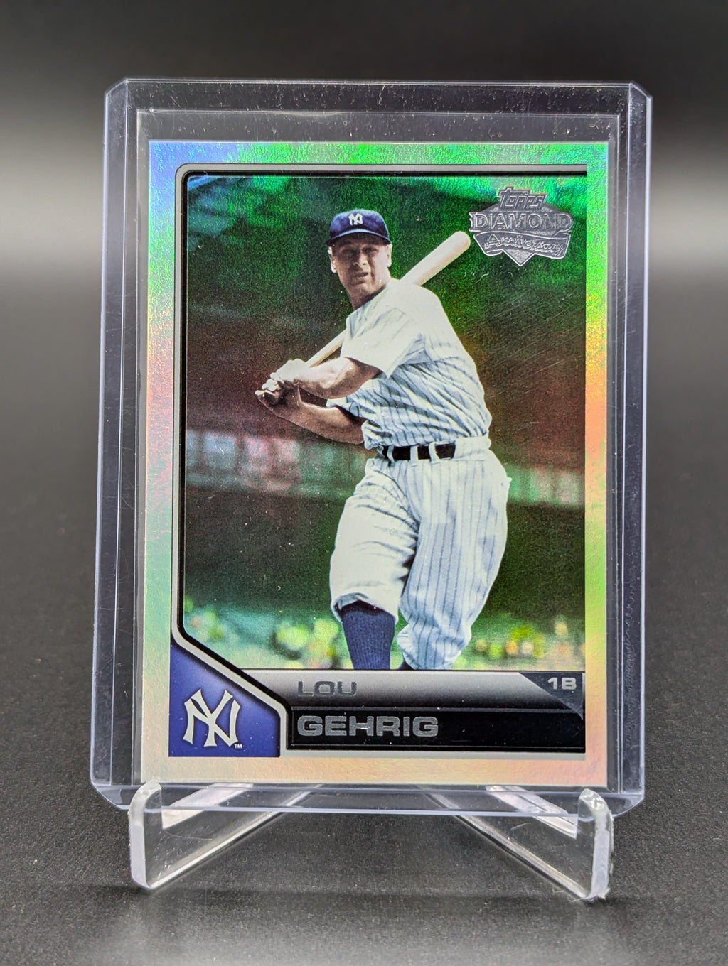 2011 Topps Lineage Refractor Diamond Anniversary #50 Lou Gehrig Yankees