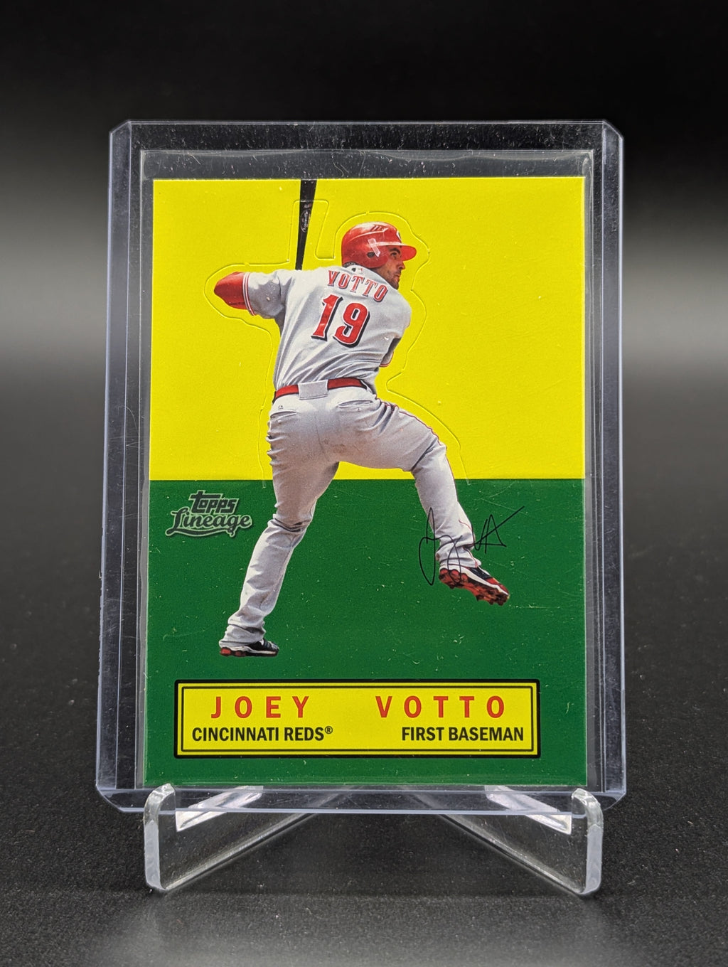 2011 Topps Lineage Stand Ups Joey Votto Reds