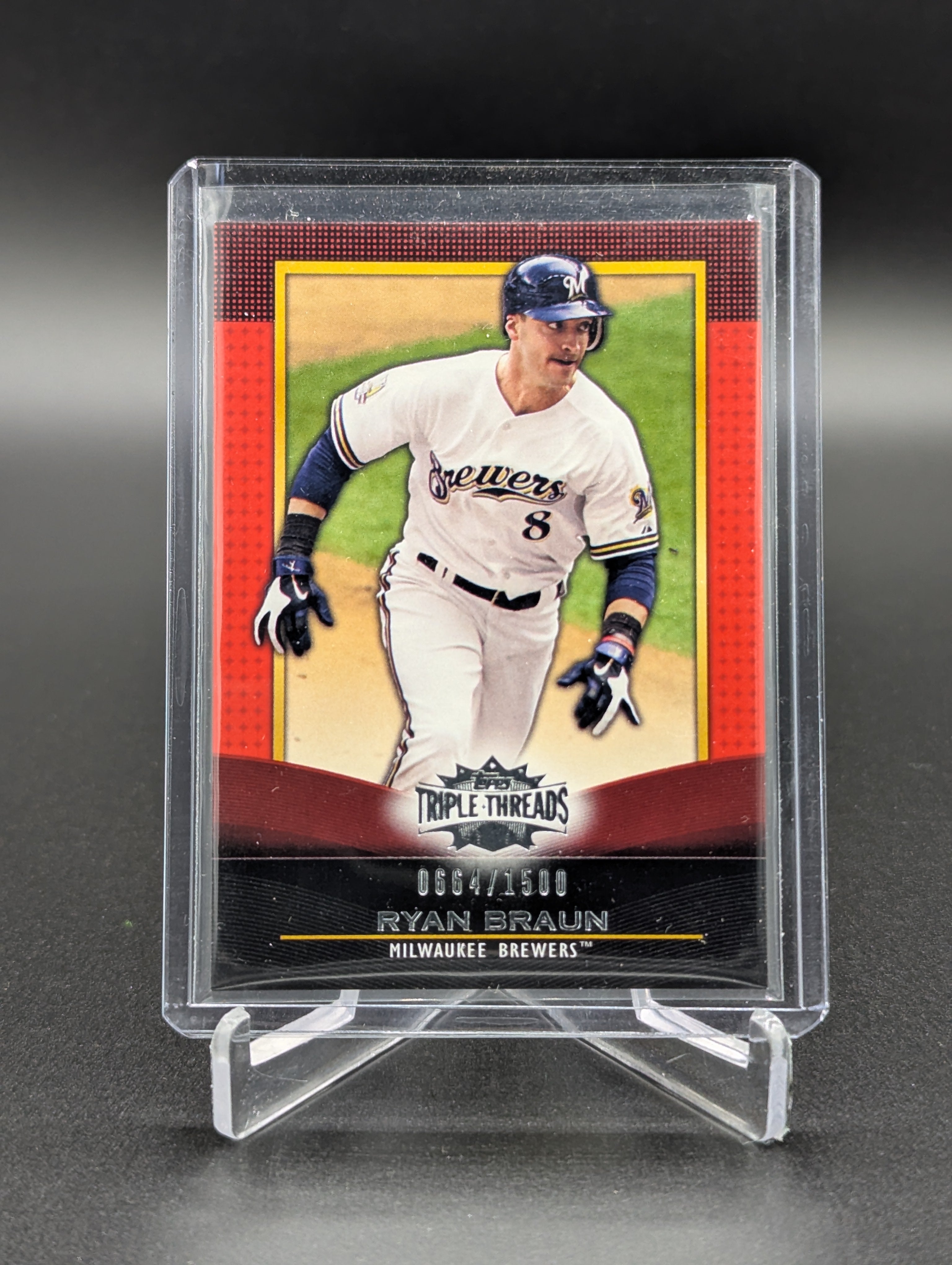 2011 Topps Triple Threads /1500 #1 Ryan Braun Brewers