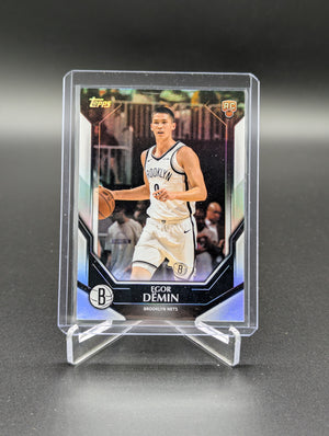 2026 Topps Collectors Kit Foil Exclusive #NBA-9 Egor Demin RC Nets