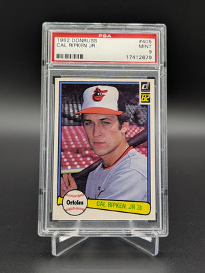 1982 Donruss #405 Cal Ripken Jr RC PSA 9 Orioles